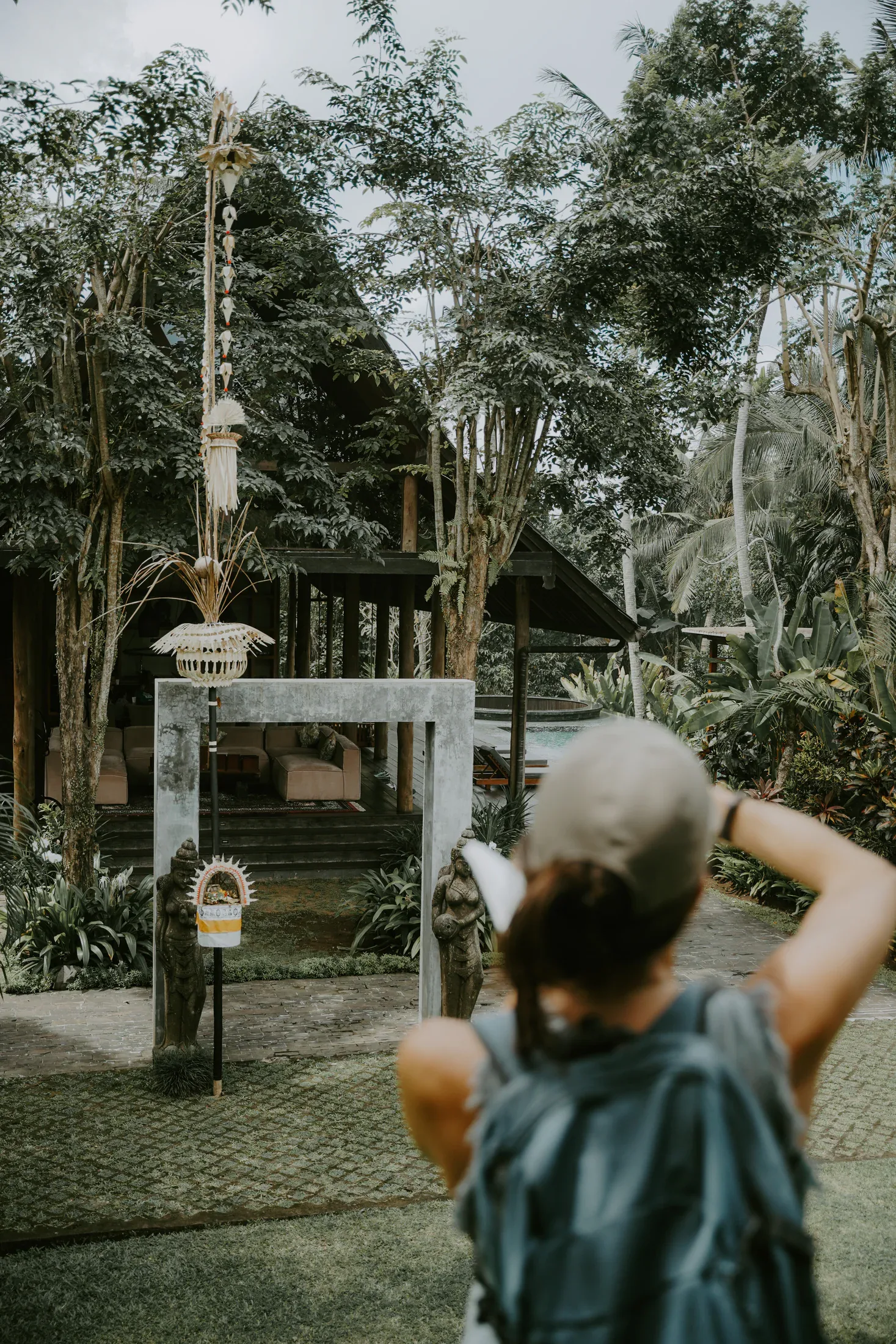 Tropical architecture at Titi Batu